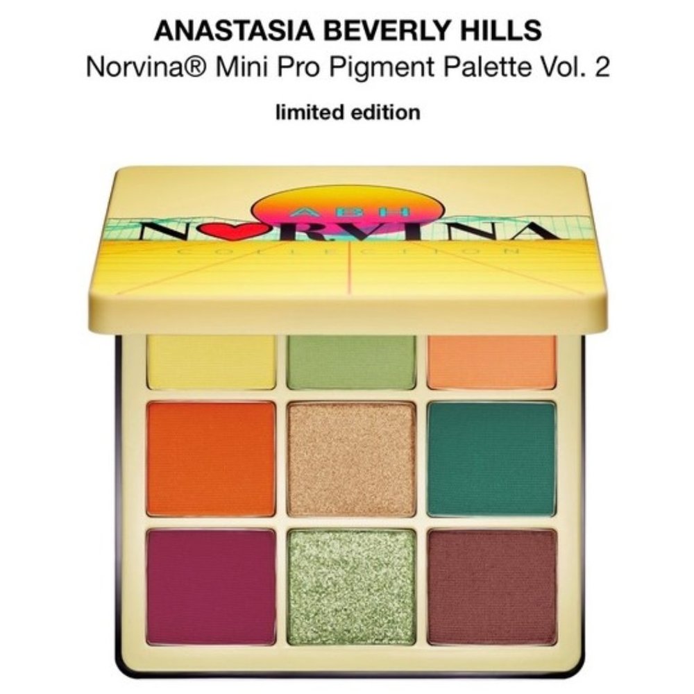 ABH Norvina Mini Pro Pigment Palette Vol. 2 💛💛